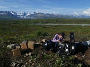 Meghan Miller at Yakutat seismic station