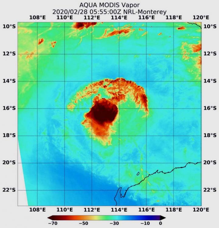 NASA Finds Dry Air Sapping Tropical Cyclone Ferdinand's Strength
