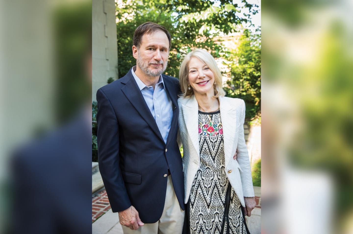 University of Pennsylvania President Amy Gutmann and her husband Michael Doyle