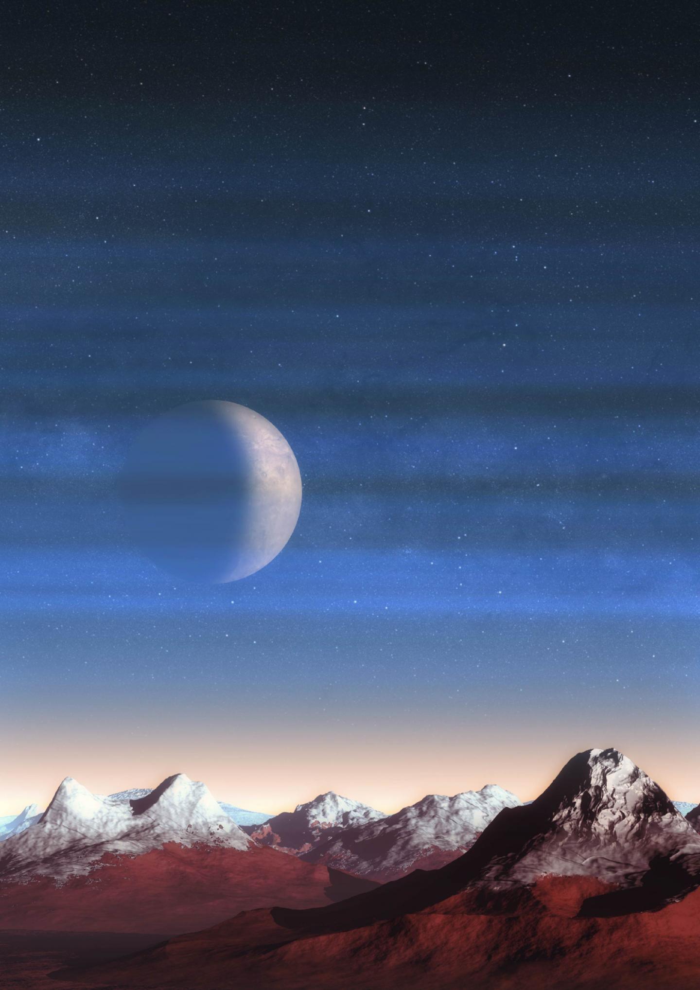 View of Charon from Pluto