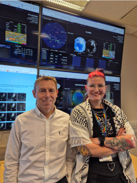 Dr Heloise Stevance and Professor Stephen Smartt