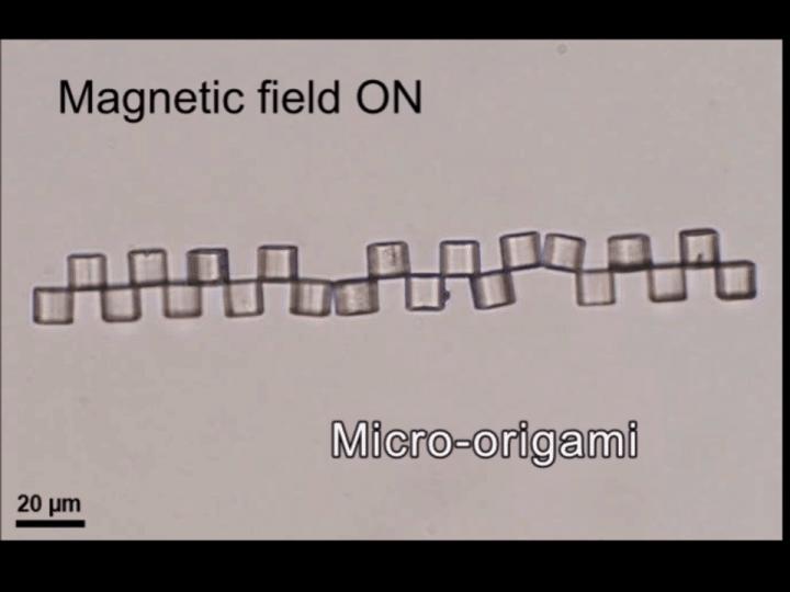 A 'Magnetic Edge' Allows Tiny Cubes to Self-Assemble On Demand (3 of 10)
