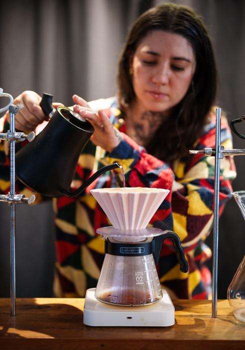 Solar roasted coffee