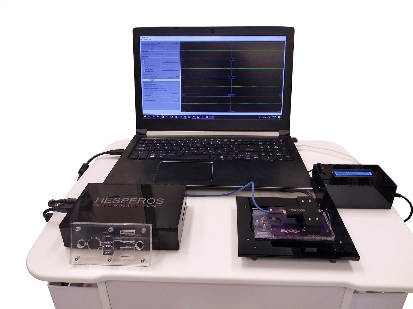 Hesperos' Platform for Measuring Cardiac Electrical Activity (Similar to An EKG) in  Reconfigurable 