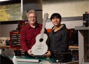 School of Computing lecturer William E. Schiesser and junior mechanical engineering major Timothy Tran