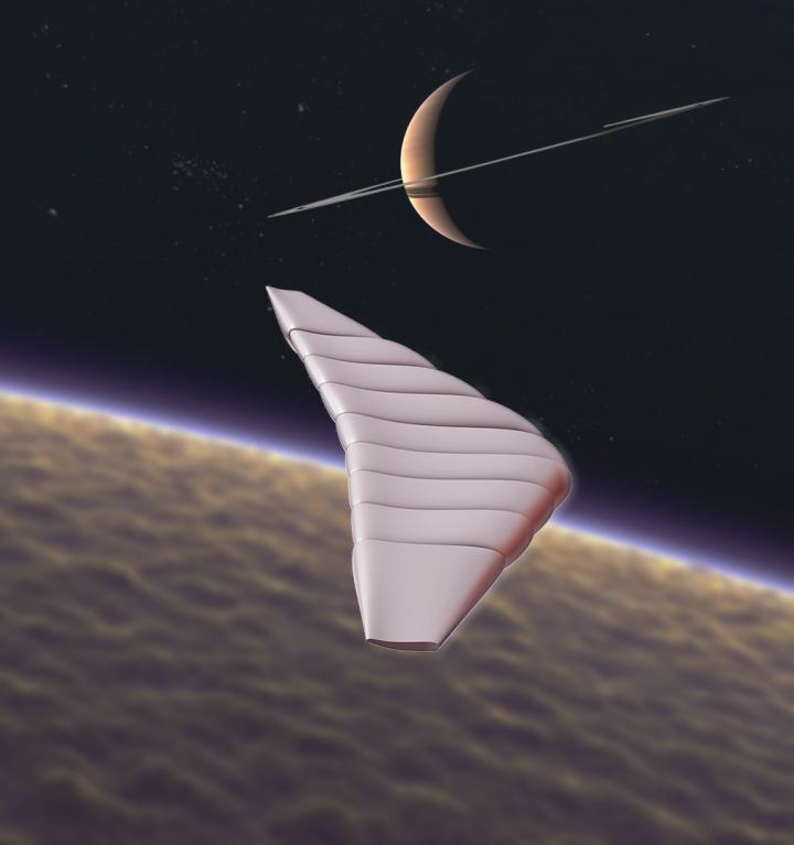 Titan Winged Aerobot Concept