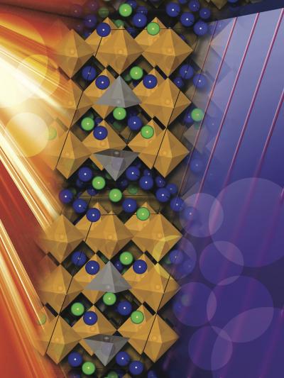Illustration of a KBNNO Perovskite Crystal