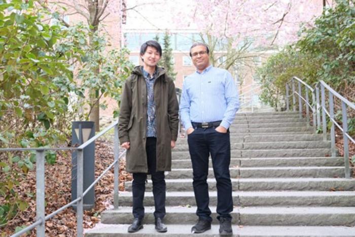 Yamashita with his longtime collaborator, Professor Saroj Dash