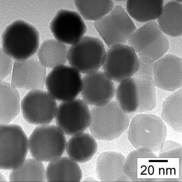 Prototype nanoparticle cores for thermometry
