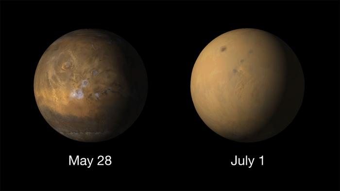 Mars dust storm