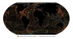 Historical and target deep-seafloor observation locations.
