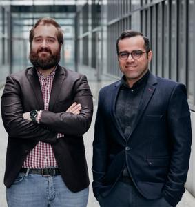 Sascha Ranftl (l.) and Vahid Badeli.