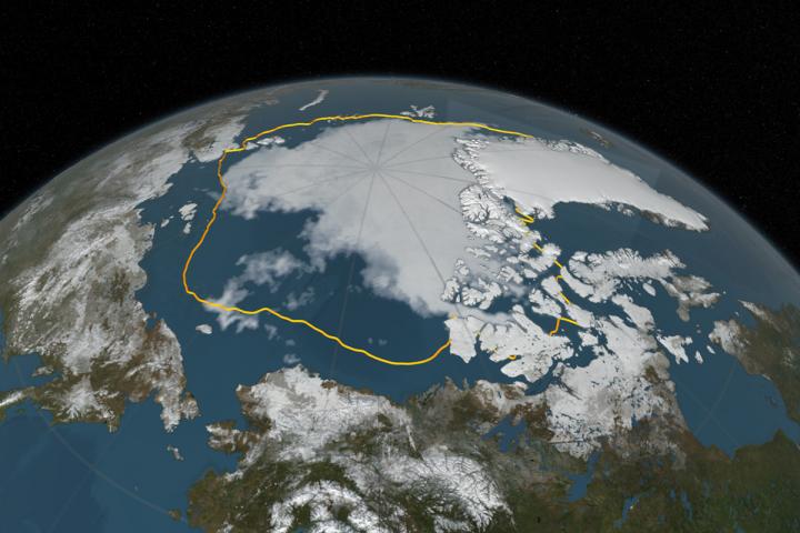 Arctic Sea Ice Over Time