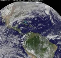 GOES-East Animation Shows Storm Movement  Dec. 21-24, 2014