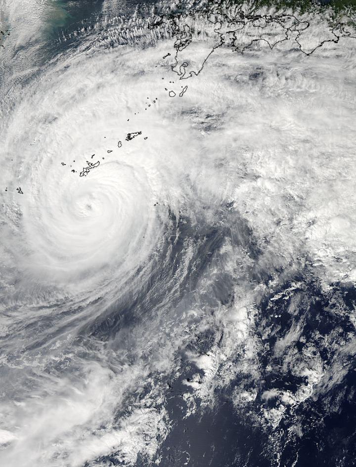 MODIS Image of Vongfong