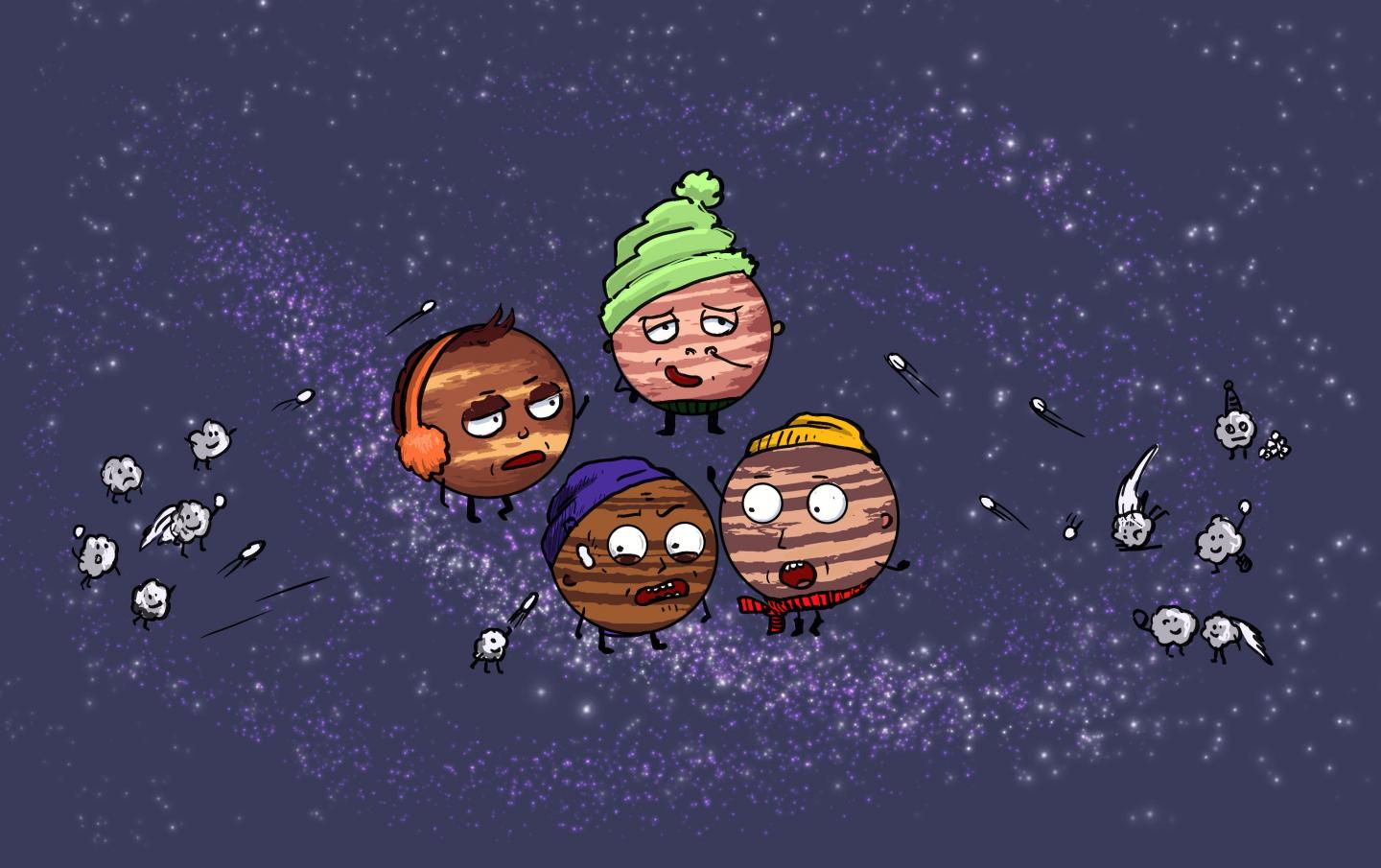 Astronomers predict bombardment from asteroids and comets in other planetary system