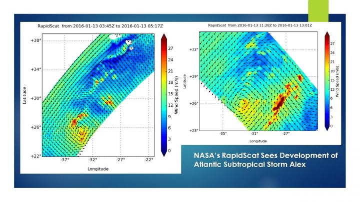 RapidScat Image of Alex