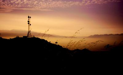 San Bernadino Sunset and Haze