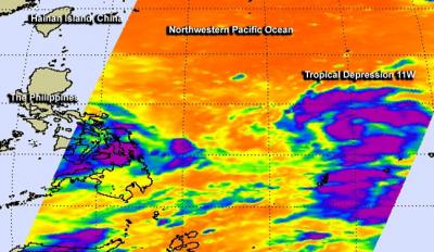 AIRS Image of 11W