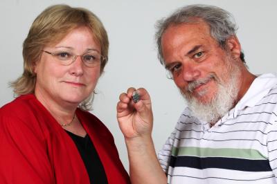 Dr. Eilat Mazar and Professor Wayne Horowitz, Hebrew University of Jerusalem
