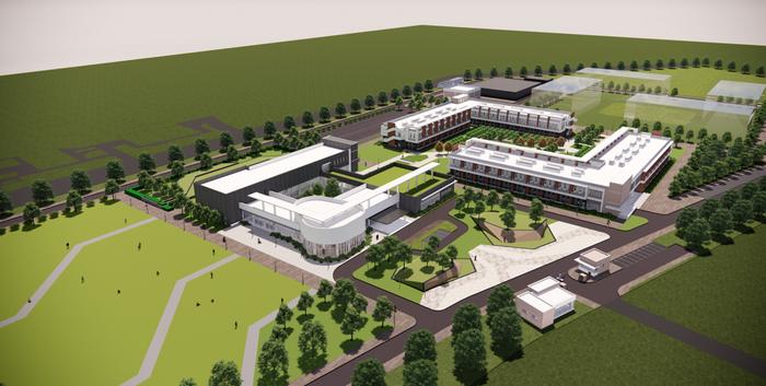 Conceptual Rendering of the Planned Uzbekistan Chemical Research Institute
