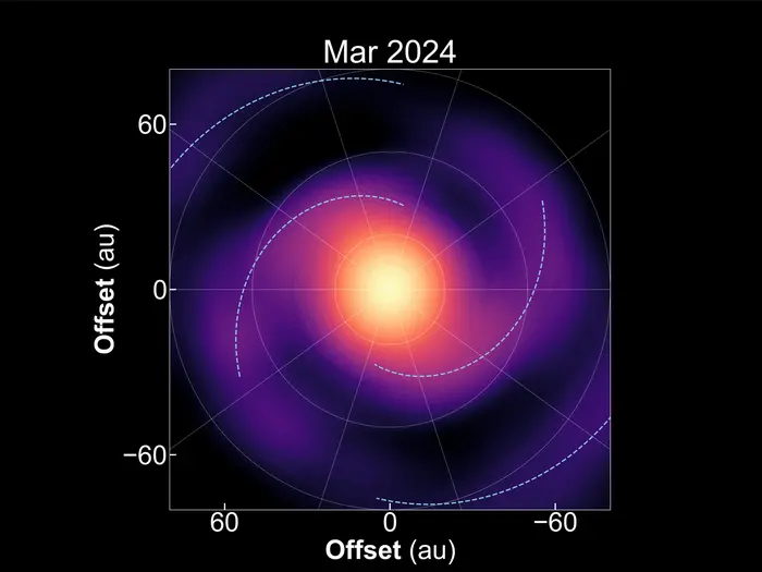 Motion of Planet-Forming Spirals Captured on Video