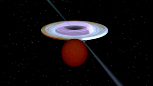 video of the X-ray binary system MAXI J1820+070
