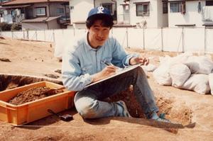 Excavation at the Iikura D Site, Fukuoka, Japan