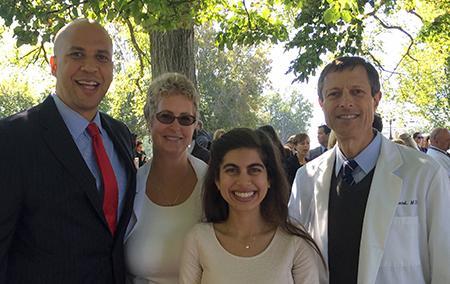 Sen. Cory Booker, Dr. Janell Lundgren, Aryenish Birdie, Dr. Neal Barnard