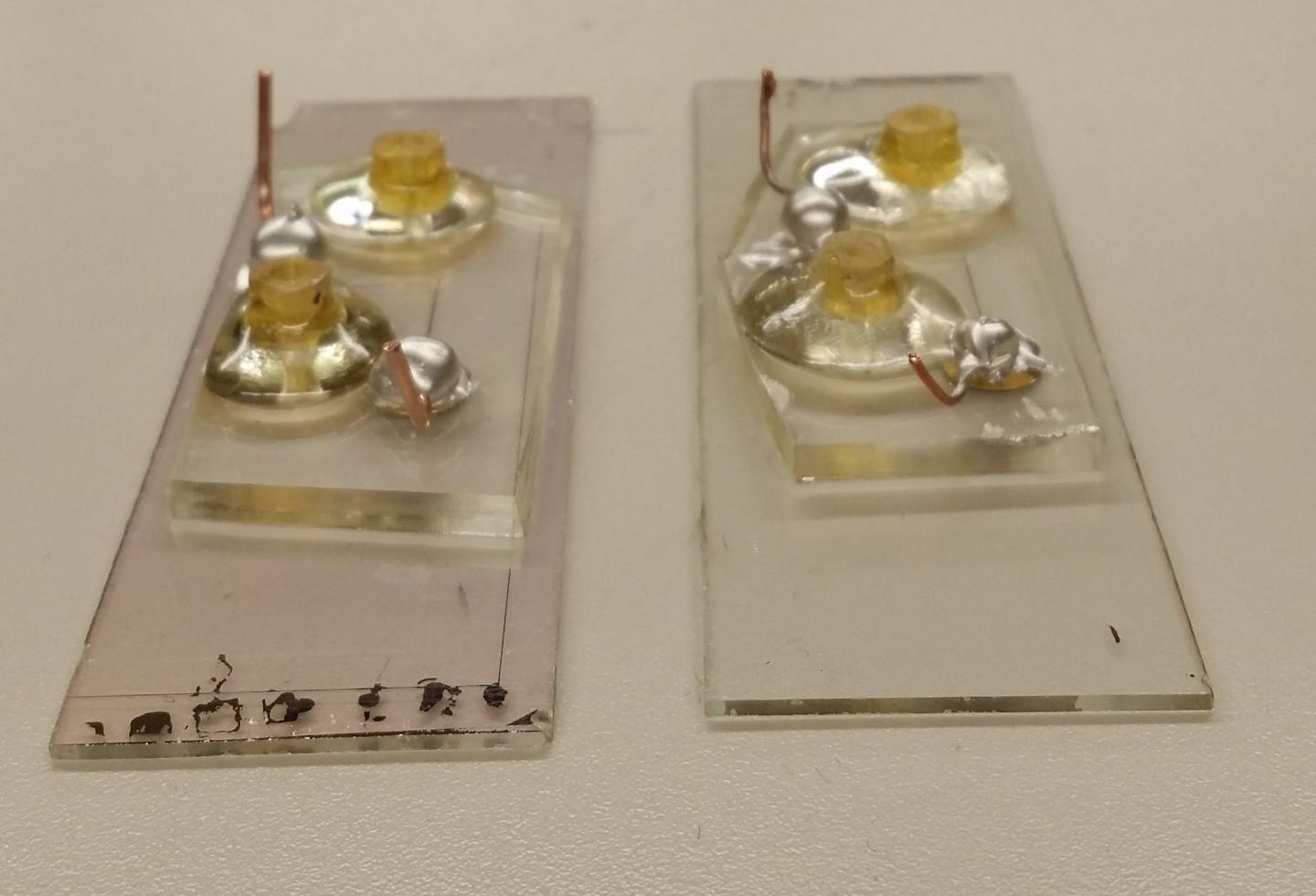 Hafnium Oxide on Microfluidic Biological Device