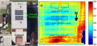 Solar Panels Thermal Image