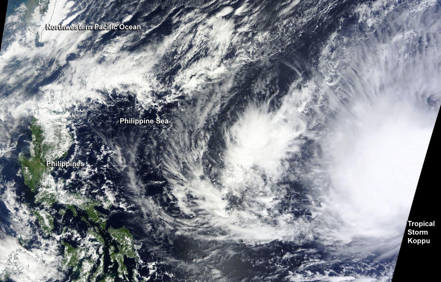 MODIS Image of Koppu