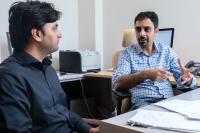 Prabhas Hundi and Rouzbeh Shahsavari, Rice University