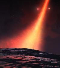 View from An Orbiting Planet