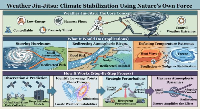 Introducing Weather Jiu-Jitsu: a new approach to avert catastrophic weather events
