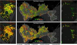 Visualizing Shenzhen's Urban Carbon Shifts: From Production to Consumption.