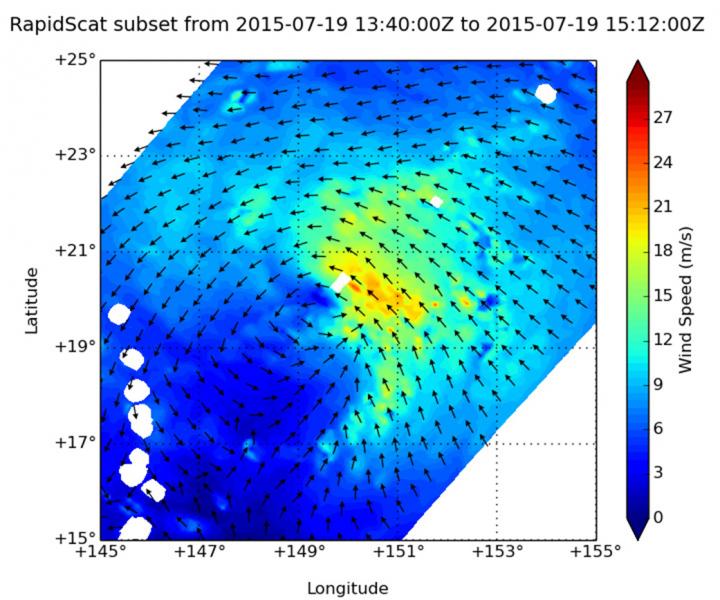 RapidScat Image of Halola
