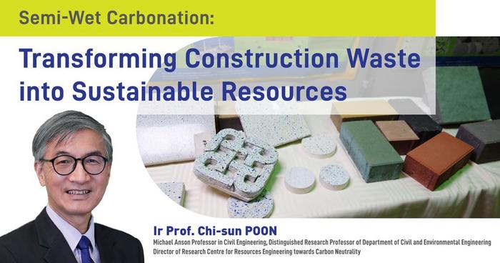 Semi-wet carbonation: Transforming construction waste into sustainable resources