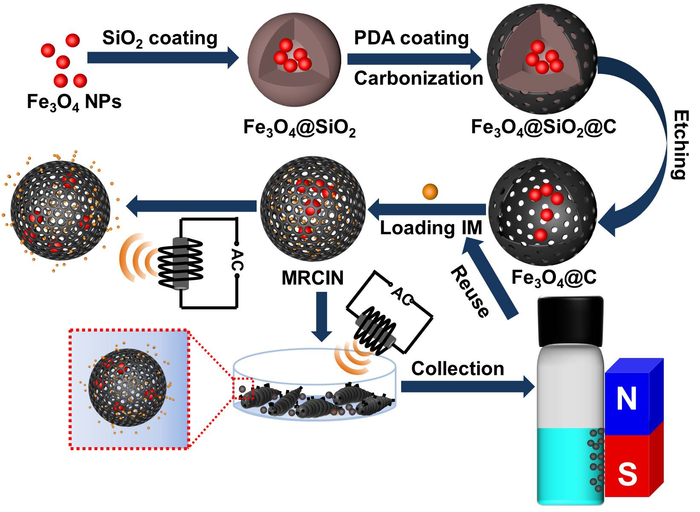 An Alternating Magnetic Field-responsive Nano-platform Developed for Controlled Pesticide Release