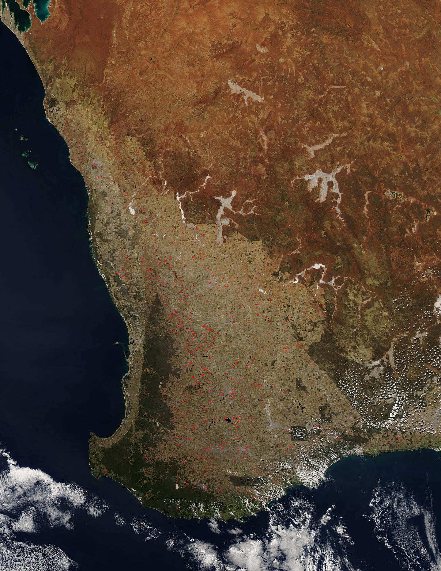 Fires in Western Australia