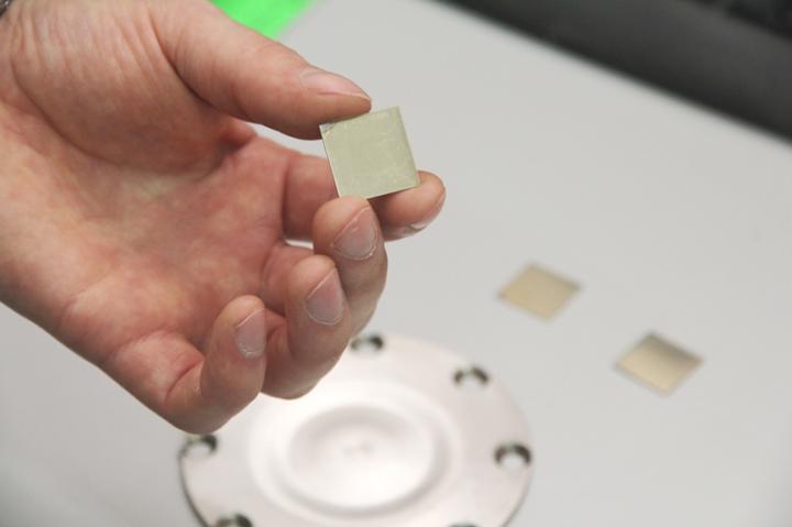 A Sample of Titanium Nitride-Based Coating