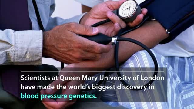 Study of One Million People Leads to World's Biggest Advance in Blood Pressure Genetics