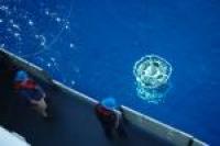 Deployment of the CTD Rosette System for Collecting Water Samples