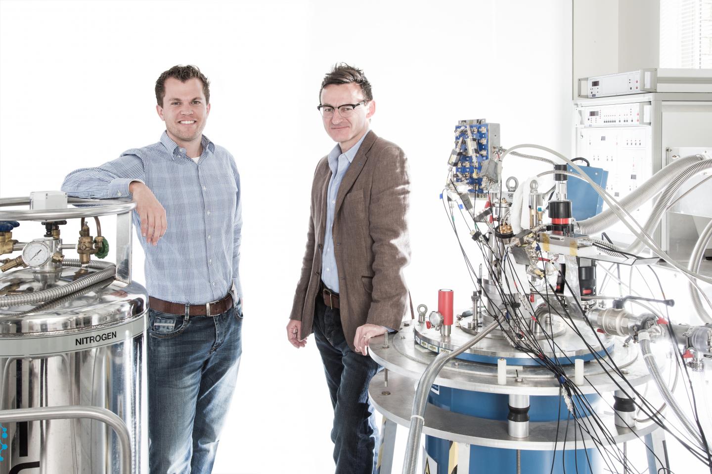 Menno Veldhorst and  Andrew Dzurak