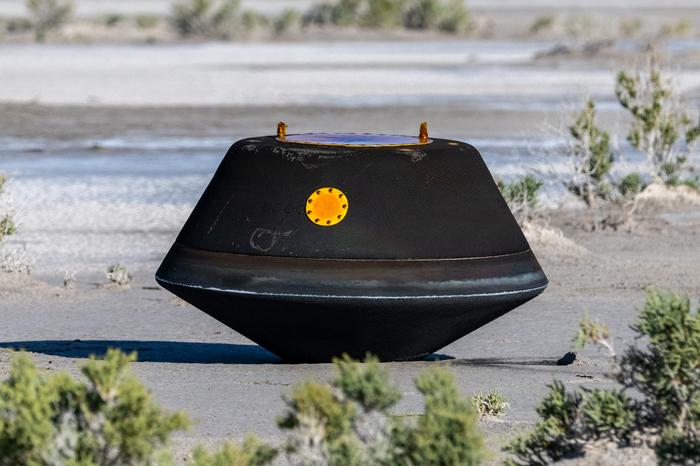 University of Arizona OSIRIS REx sample capsule