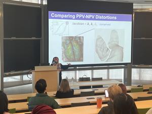 Dr. Eskandari speaking at Caltech