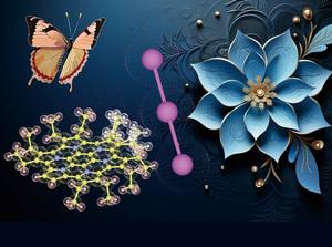 Like pollen distributed via petals instead of stamen