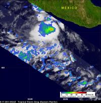 NASA TRMM Satellite Sees Rainfall Rates in Greg