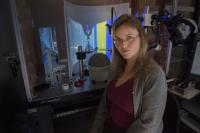 Annabelle Singer in her Georgia Tech lab