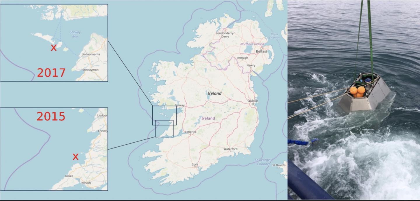 Map of Irish Coast